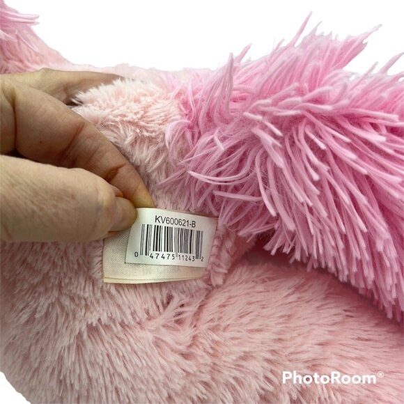 Dan Dee Pink Plush Unicorn Stuffed Animal 22" Heart Accents Sparkly Hooves 2016 - Picture 6 of 6